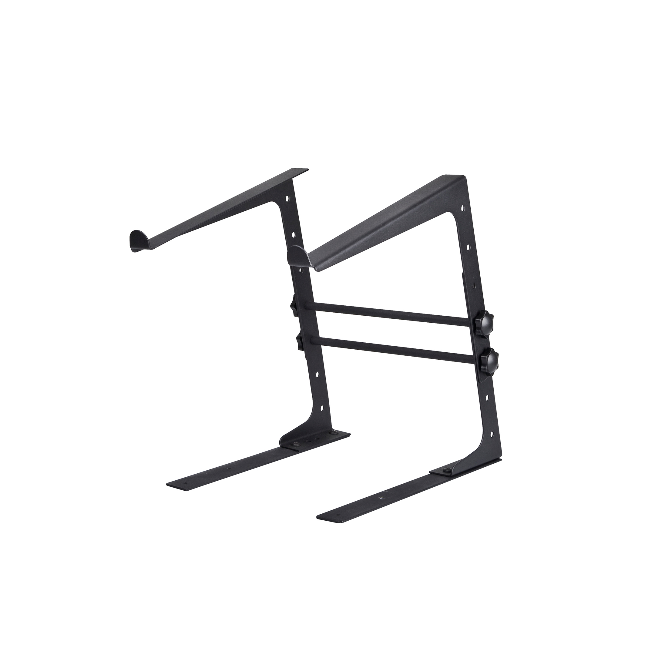 Fat Toad 2-Pack Portable DJ Laptop Stands - Foldable With Travel Bags - Black