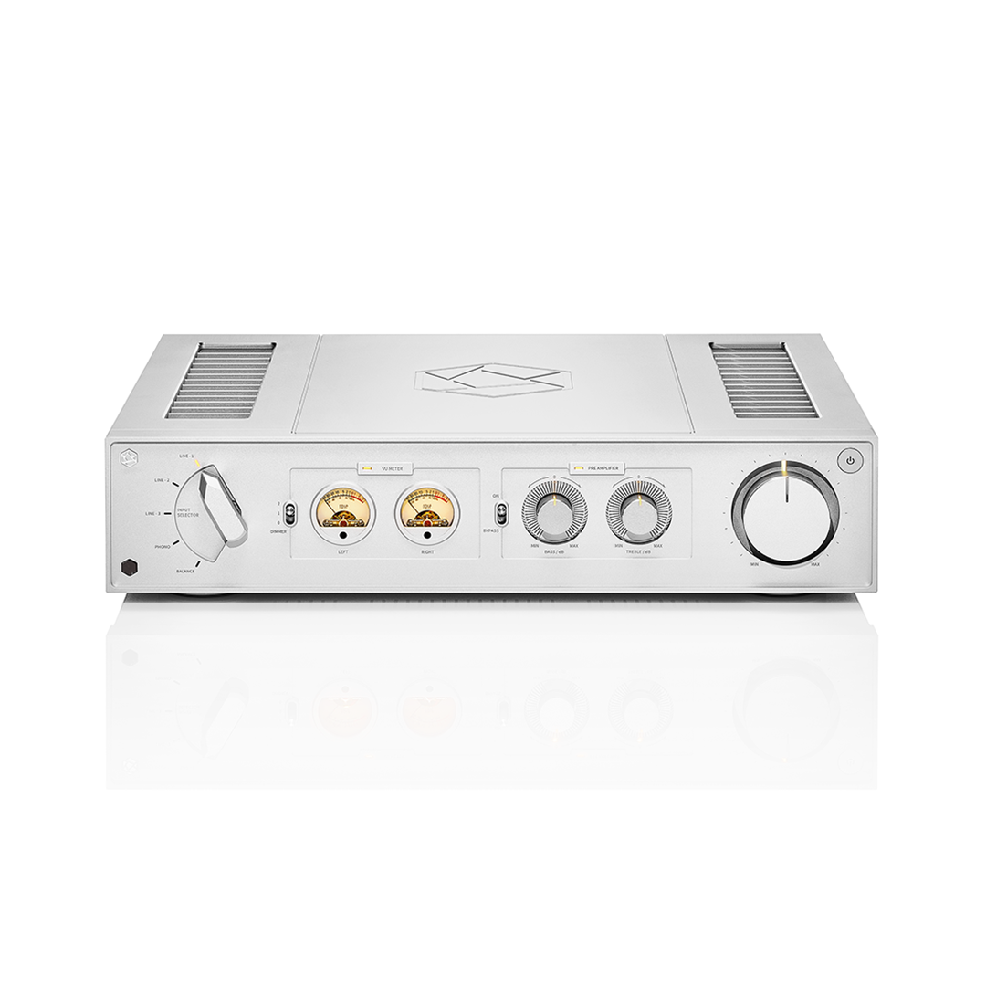 HiFi ROSE RA280 綜合擴大機銀色正面外觀