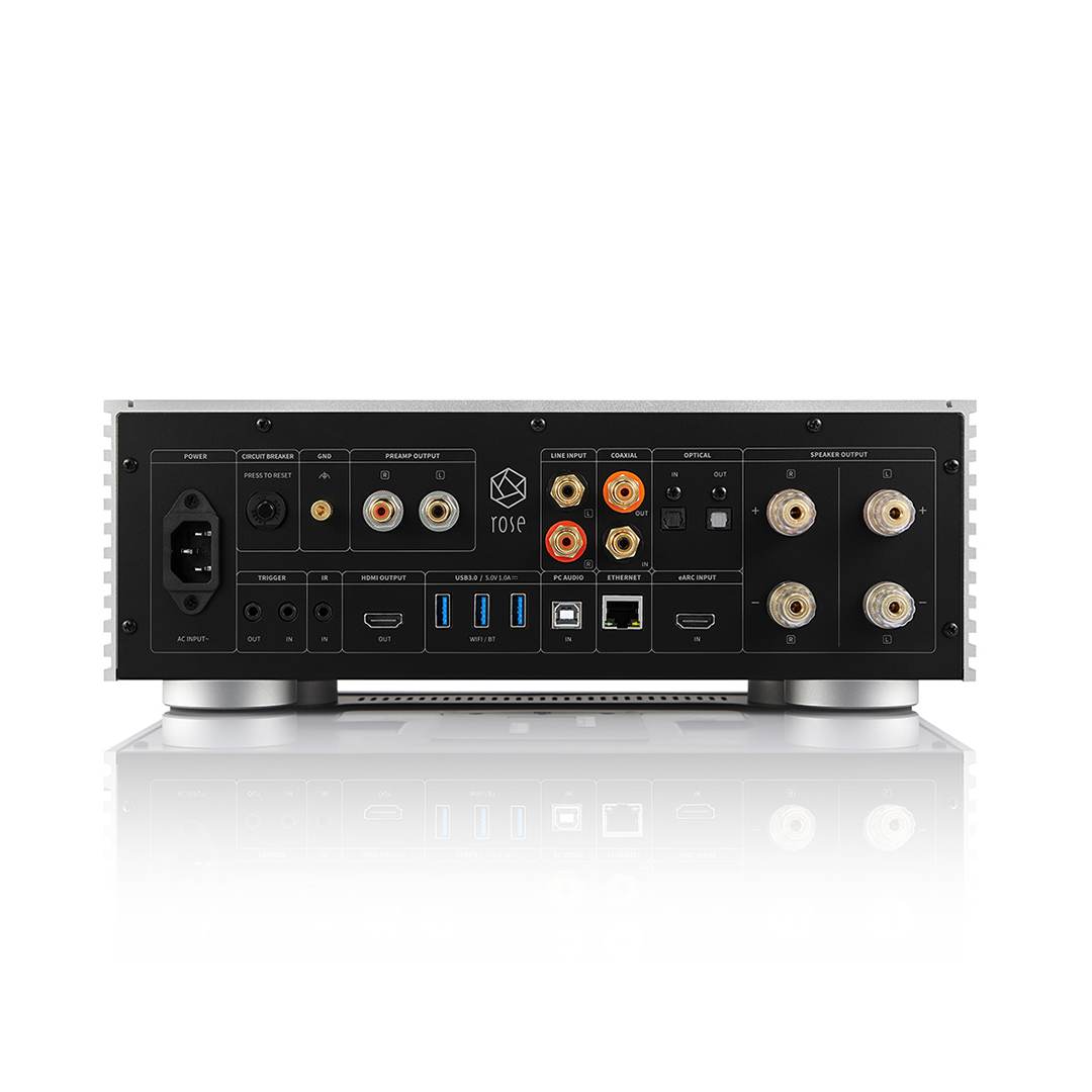 HiFi ROSE RS520 背板輸入輸出端子配置