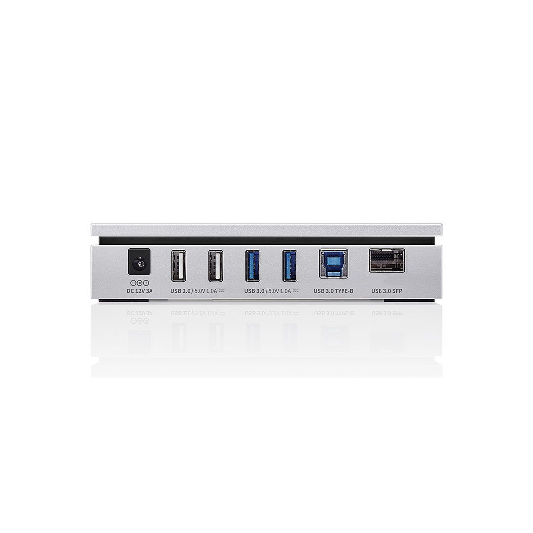 HiFi ROSE RSA720 背板 USB 與 SFP 端子配置