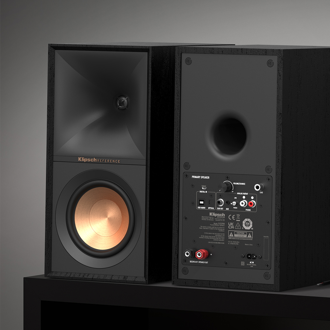 Henley Audio | R-50PM Active Hi-Fi Speakers | Klipsch R-50PM Active Hi-Fi  Speaker